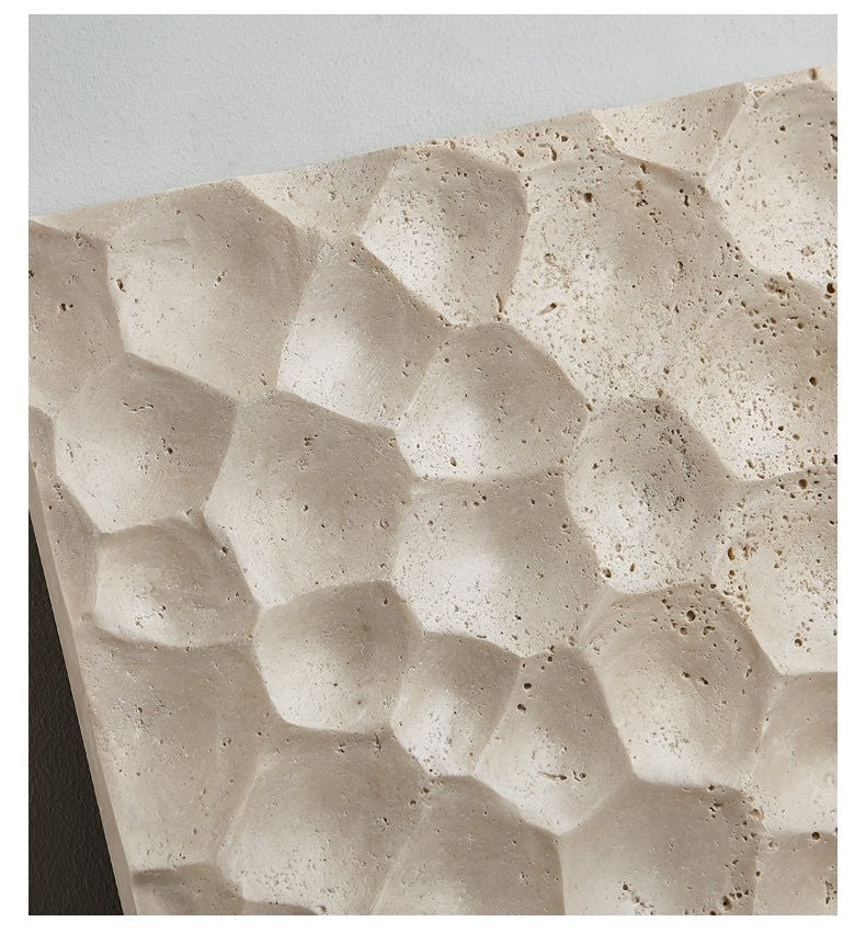 Hexara Travertine Wall Sconce