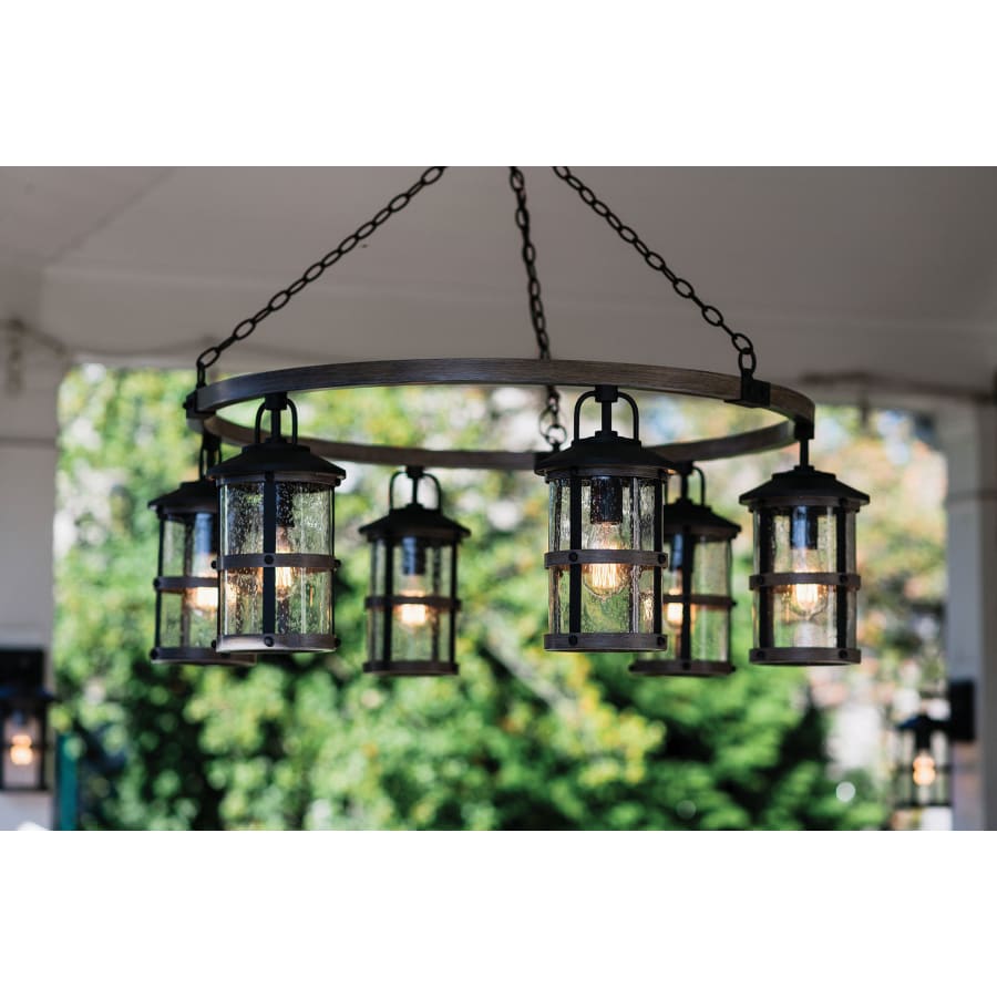 Hinkley Lighting Lakehouse 120v 6 Light 42" Wide Open Air Outdoor Chandelier with LED Bulbs Included