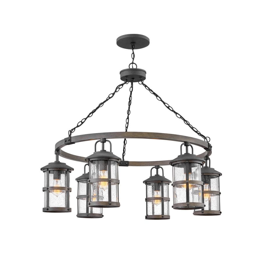 Hinkley Lighting Lakehouse 120v 6 Light 42" Wide Open Air Outdoor Chandelier with LED Bulbs Included