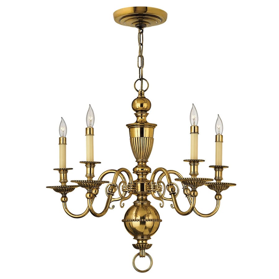 Hinkley Lighting Cambridge 5 Light 25.25" Wide 1 Tier Candle Style Chandelier