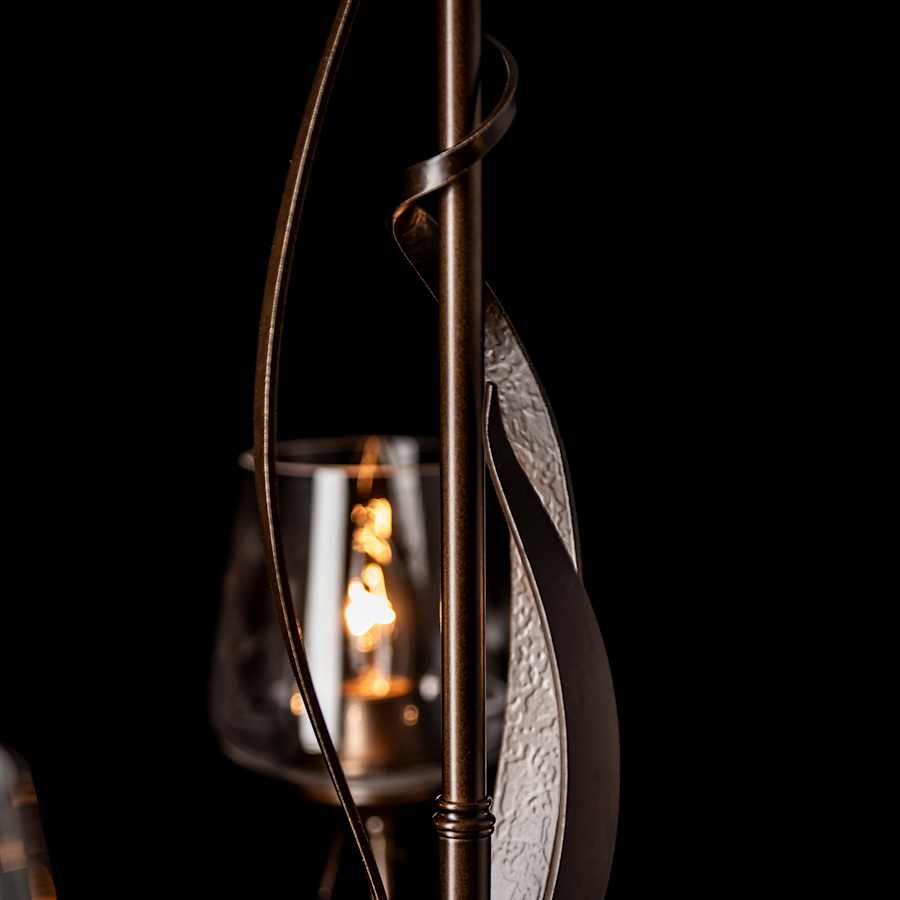 Hubbardton Forge Flora 5 Light 27" Wide Taper Candle Chandelier with Customizable Glass Shade