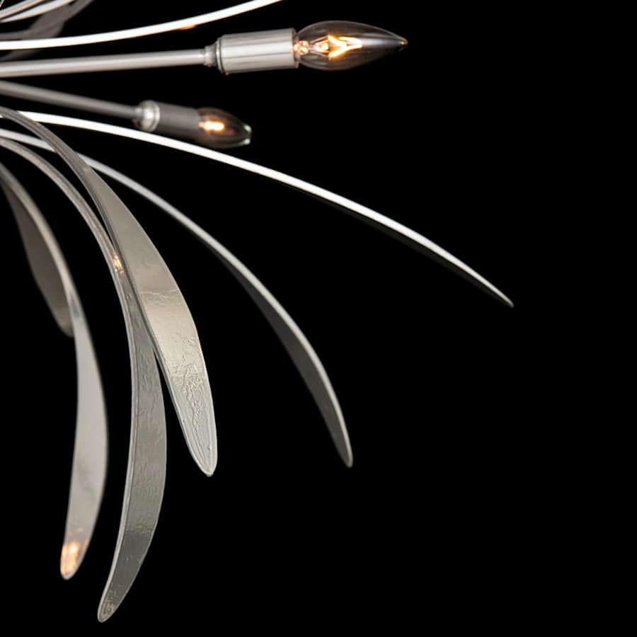 Hubbardton Forge Dahlia 6 Light 33" Wide Taper Candle Style Chandelier