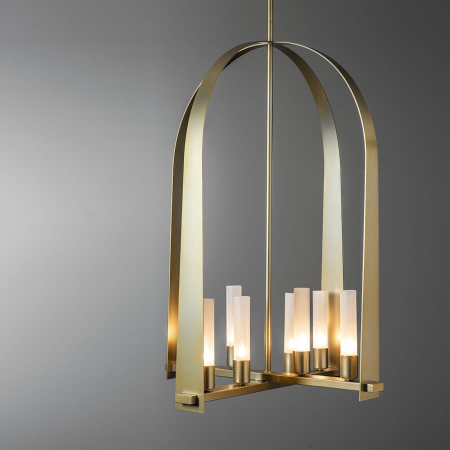 Hubbardton Forge Triomphe 8 Light 26" Wide Pendant