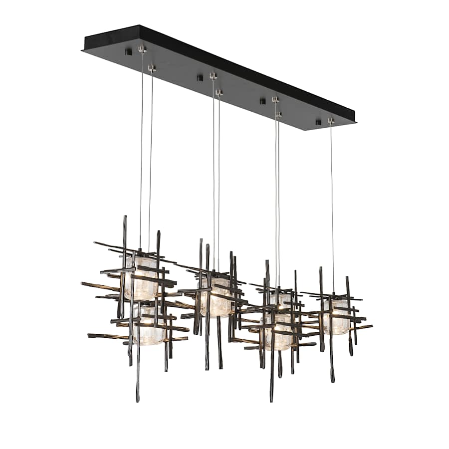 Hubbardton Forge Tura 7 Light 54" Wide Abstract Linear Pendant