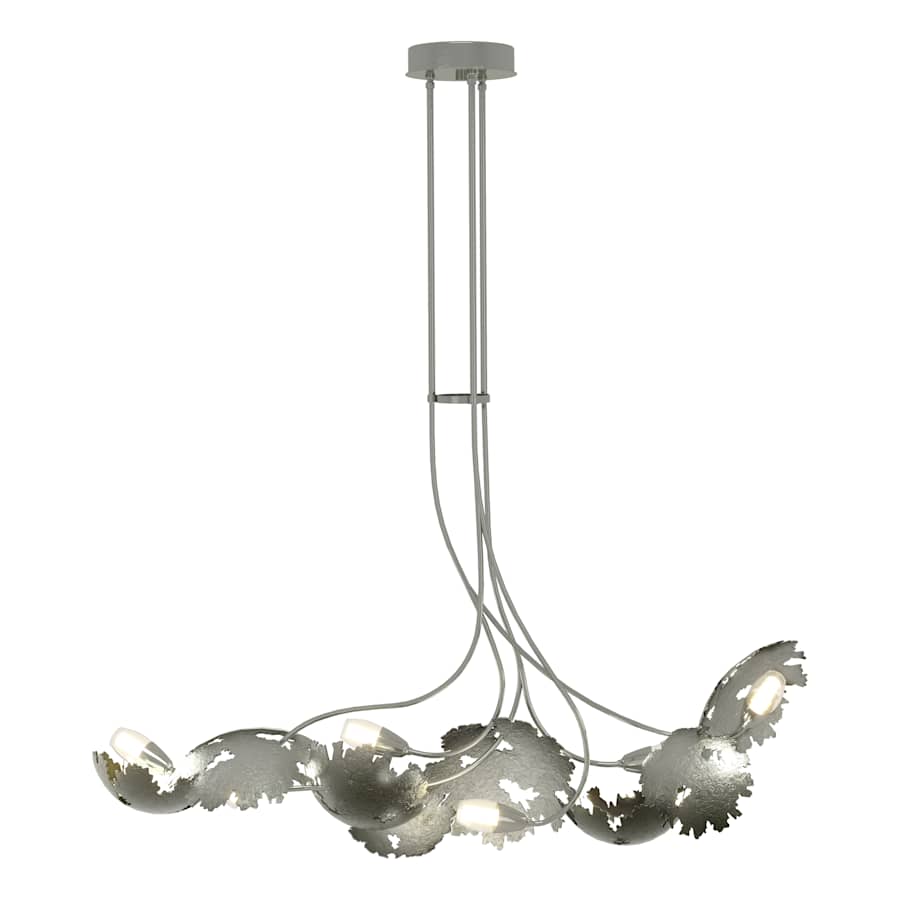 Hubbardton Forge Pangea 6 Light 48" Wide Abstract Linear Pendant