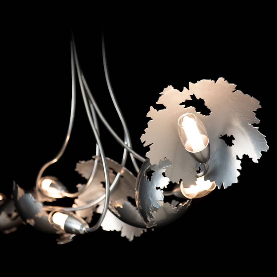 Hubbardton Forge Pangea 6 Light 48" Wide Abstract Linear Pendant