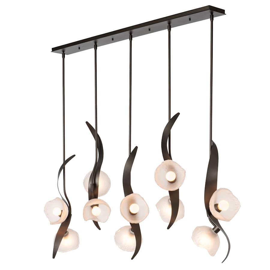 Hubbardton Forge Mika 10 Light 54" Wide Linear Pendant