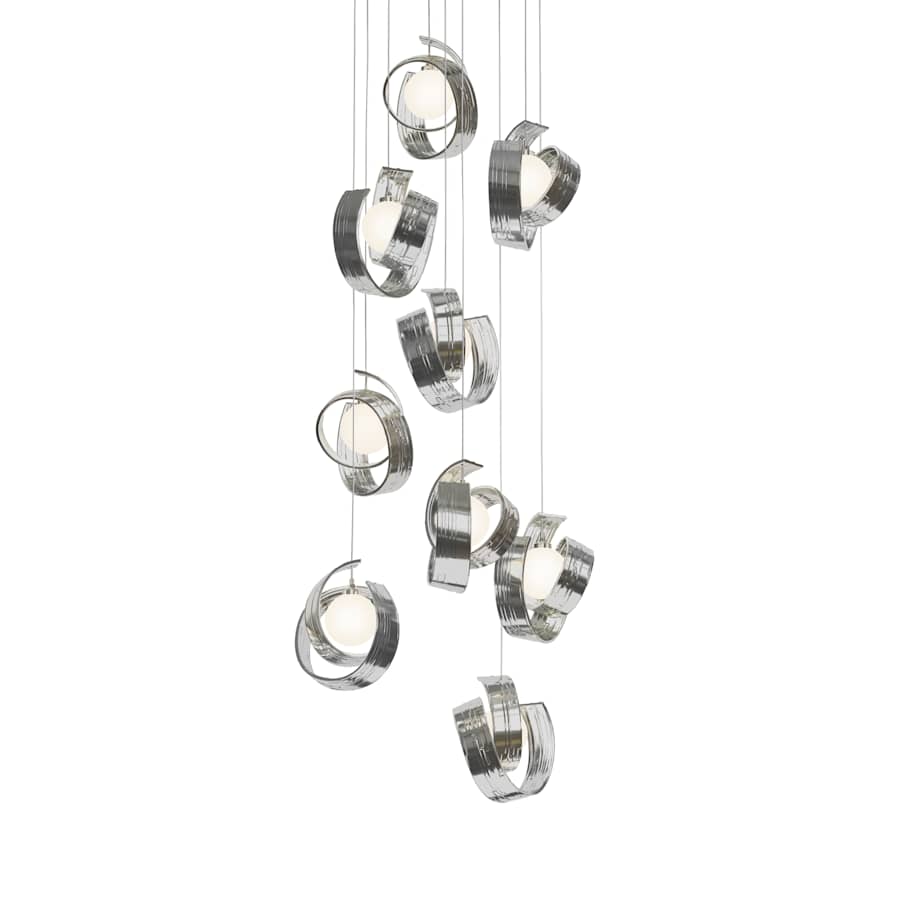 Hubbardton Forge Riza 9 Light 22" Wide Multi Light Pendant