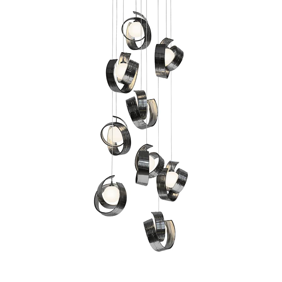 Hubbardton Forge Riza 9 Light 22" Wide Multi Light Pendant