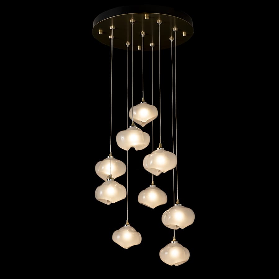 Hubbardton Forge Ume 9 Light 21" Wide Multi Light Pendant