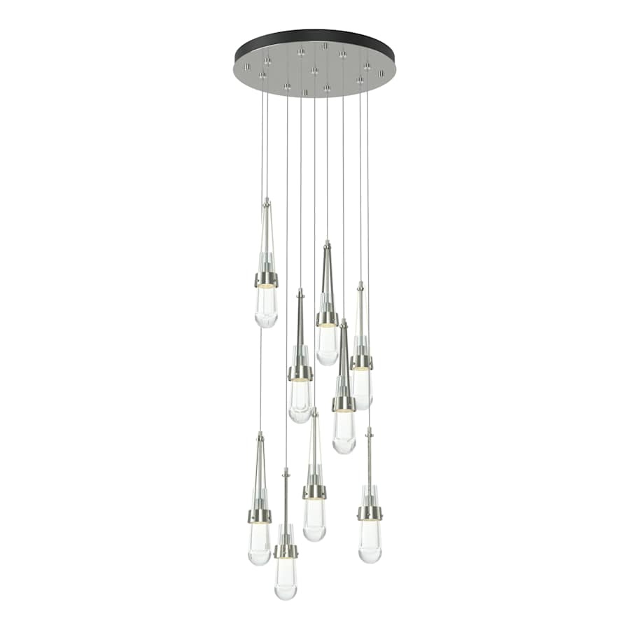 Hubbardton Forge Link 9 Light 21" Wide Multi Light Pendant