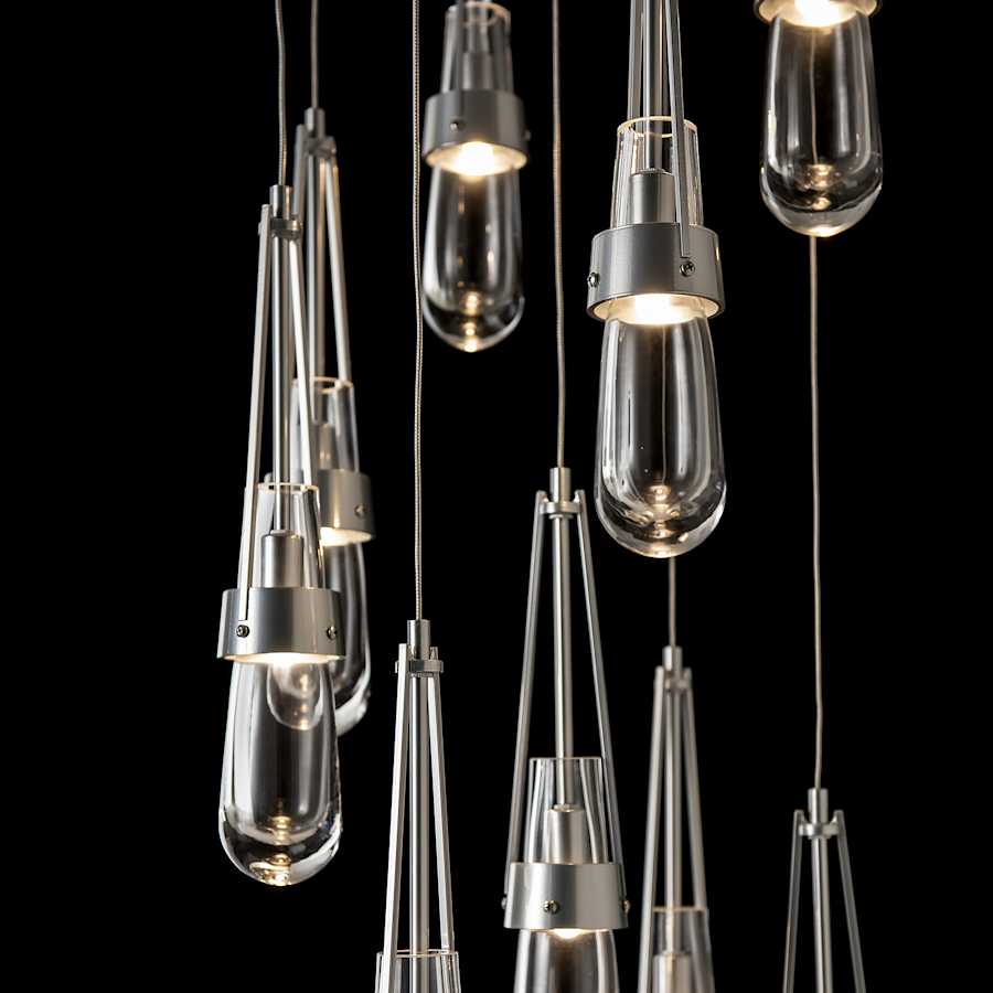 Hubbardton Forge Link 9 Light 21" Wide Multi Light Pendant