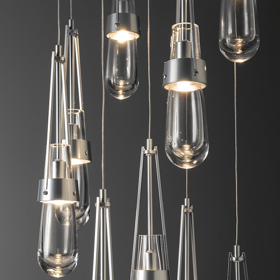 Hubbardton Forge Link 9 Light 21" Wide Multi Light Pendant