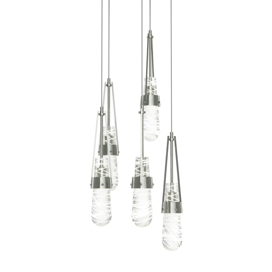 Hubbardton Forge Link 5 Light 13" Wide Multi Light Pendant