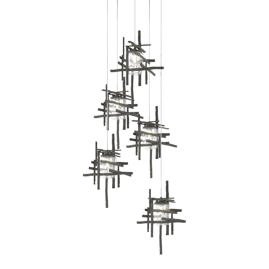 Hubbardton Forge Tura 5 Light 28" Wide Multi Light Pendant