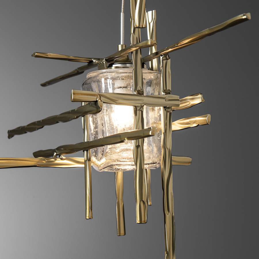 Hubbardton Forge Tura 5 Light 28" Wide Multi Light Pendant