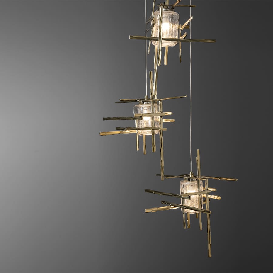 Hubbardton Forge Tura 5 Light 28" Wide Multi Light Pendant