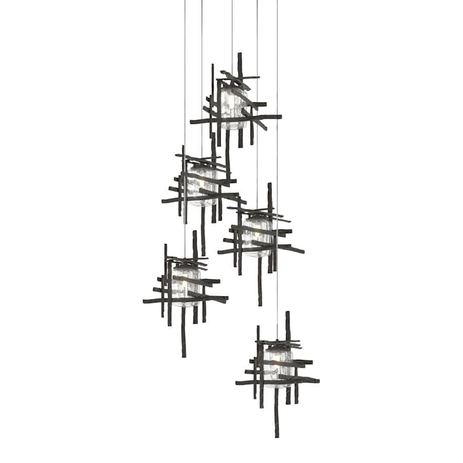 Hubbardton Forge Tura 5 Light 28" Wide Multi Light Pendant