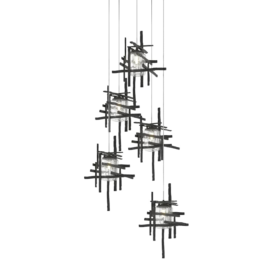 Hubbardton Forge Tura 5 Light 28" Wide Multi Light Pendant