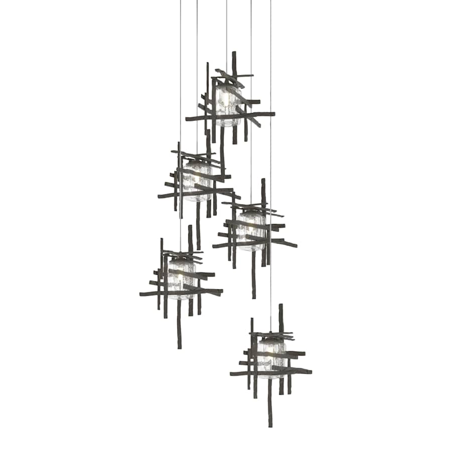 Hubbardton Forge Tura 5 Light 28" Wide Multi Light Pendant