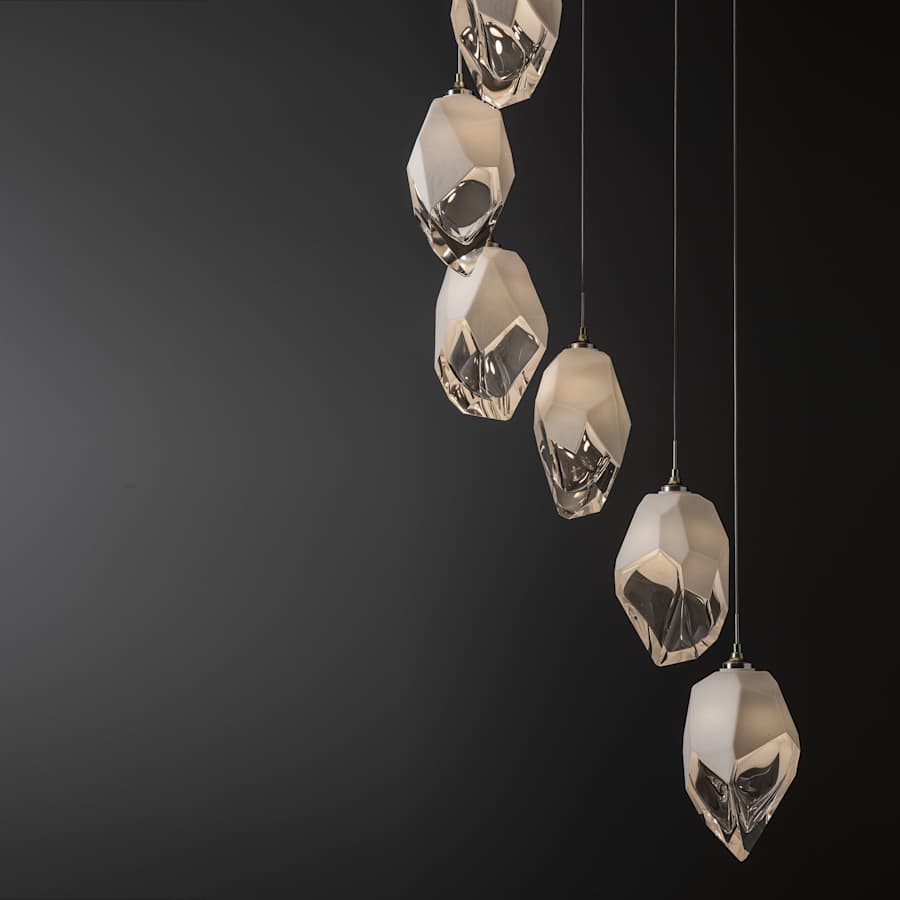 Hubbardton Forge Chrysalis 9 Light 21" Wide Multi Light Pendant