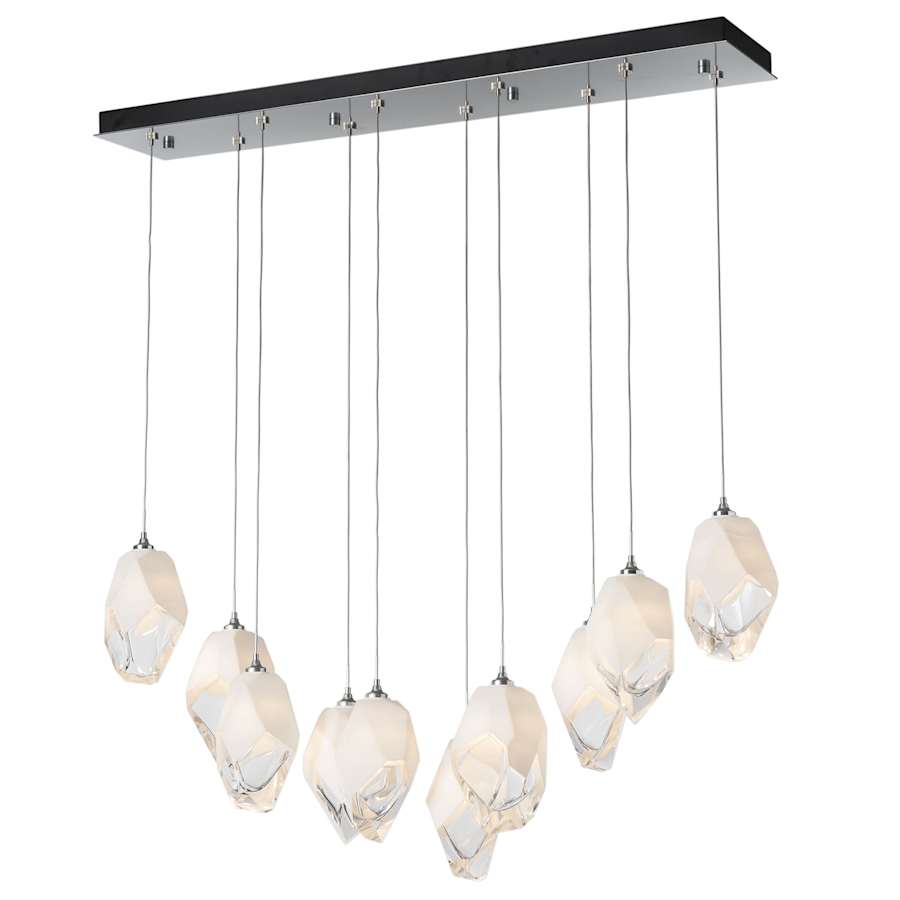 Hubbardton Forge Chrysalis 10 Light 45" Wide Linear Pendant