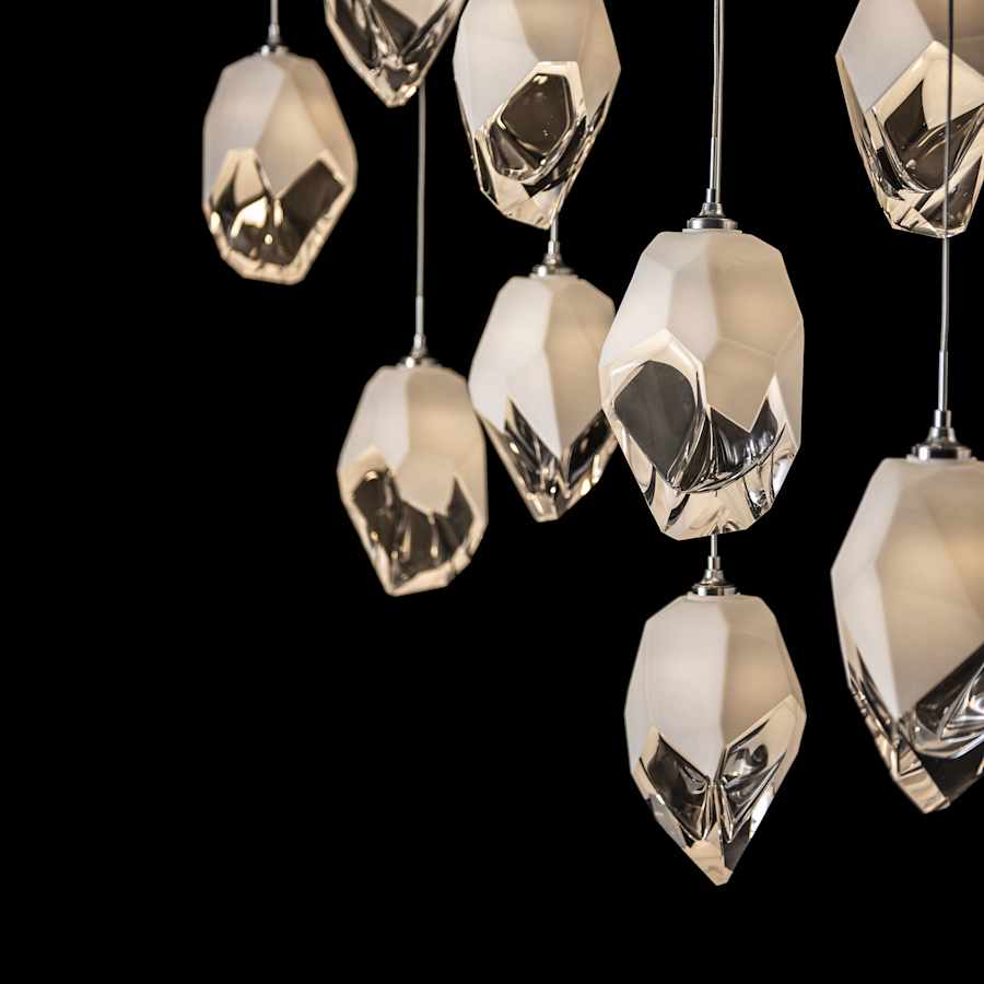 Hubbardton Forge Chrysalis 10 Light 45" Wide Linear Pendant