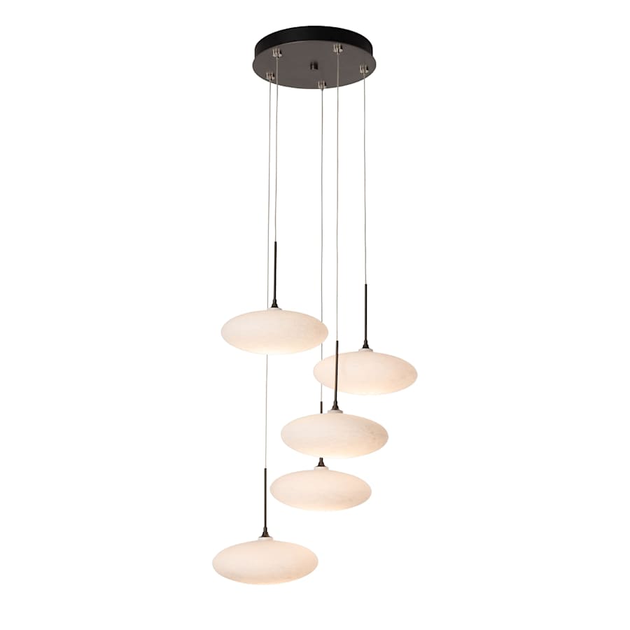 Hubbardton Forge Clouds 5 Light 20" Wide Multi Light Pendant