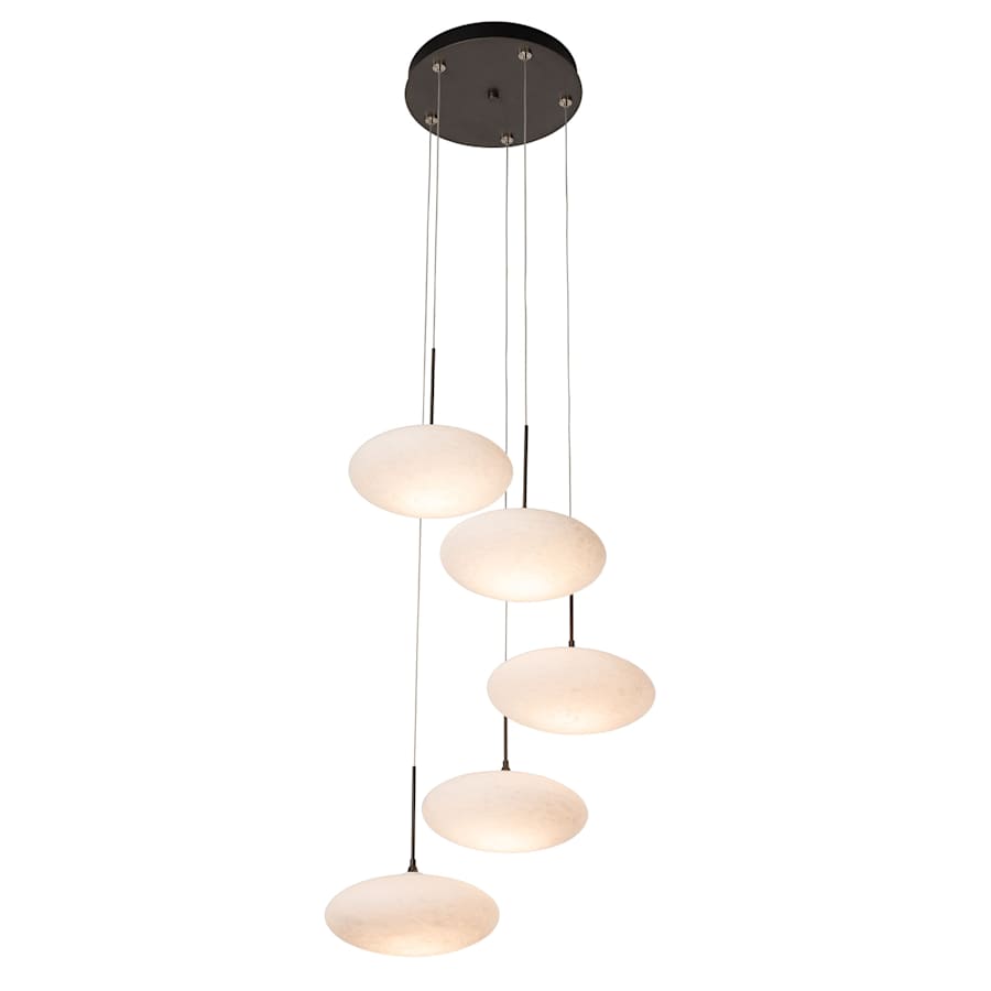 Hubbardton Forge Clouds 5 Light 20" Wide Multi Light Pendant