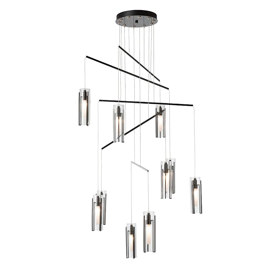 Hubbardton Forge Exos 10 Light 35" Wide Multi Light Pendant