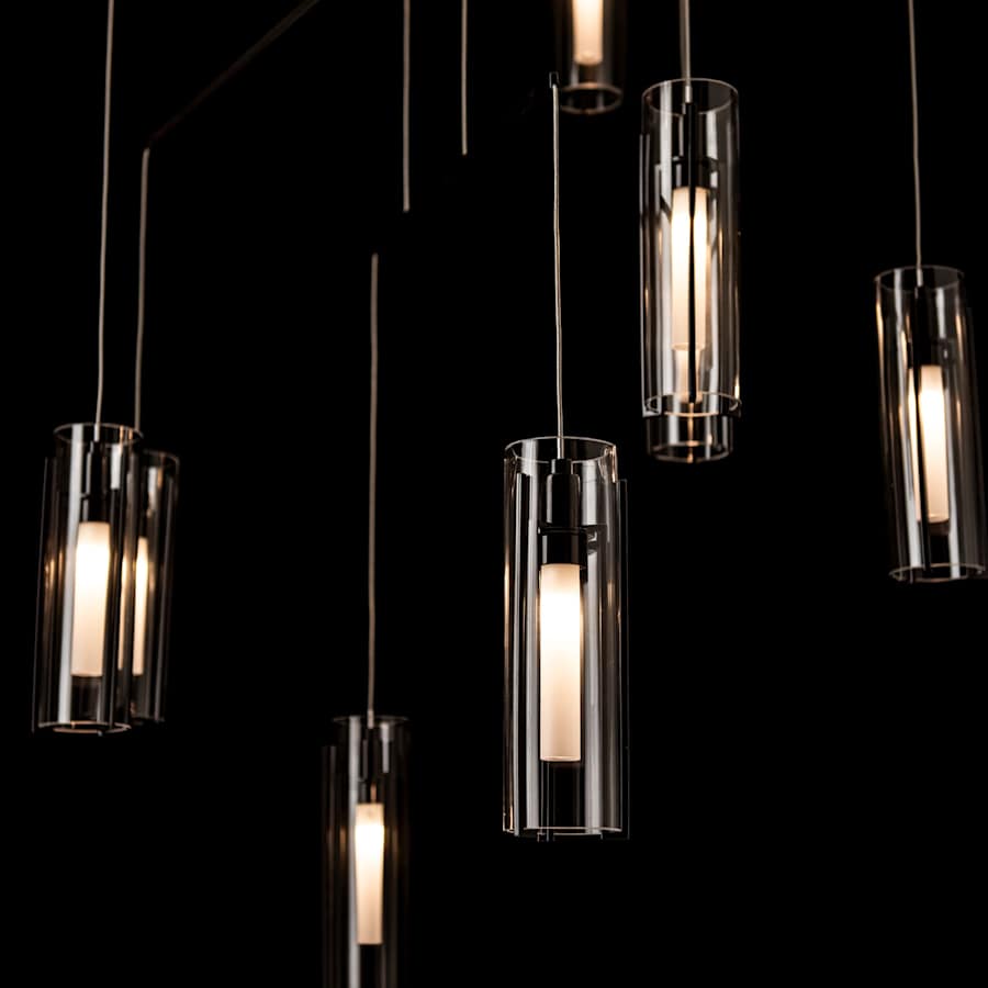 Hubbardton Forge Exos 10 Light 35" Wide Multi Light Pendant