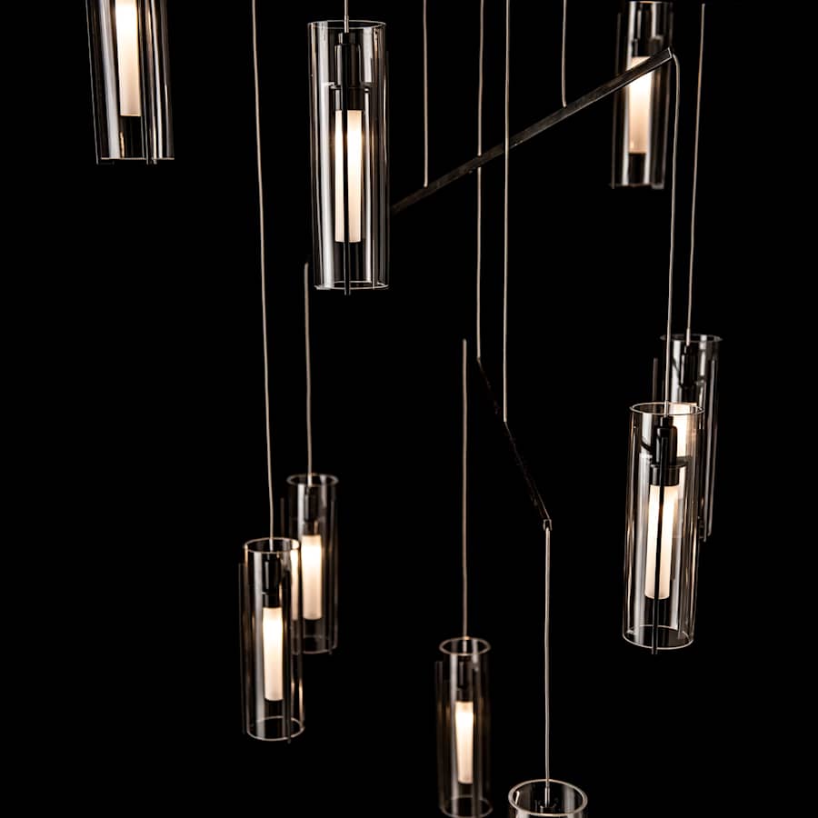 Hubbardton Forge Exos 10 Light 35" Wide Multi Light Pendant