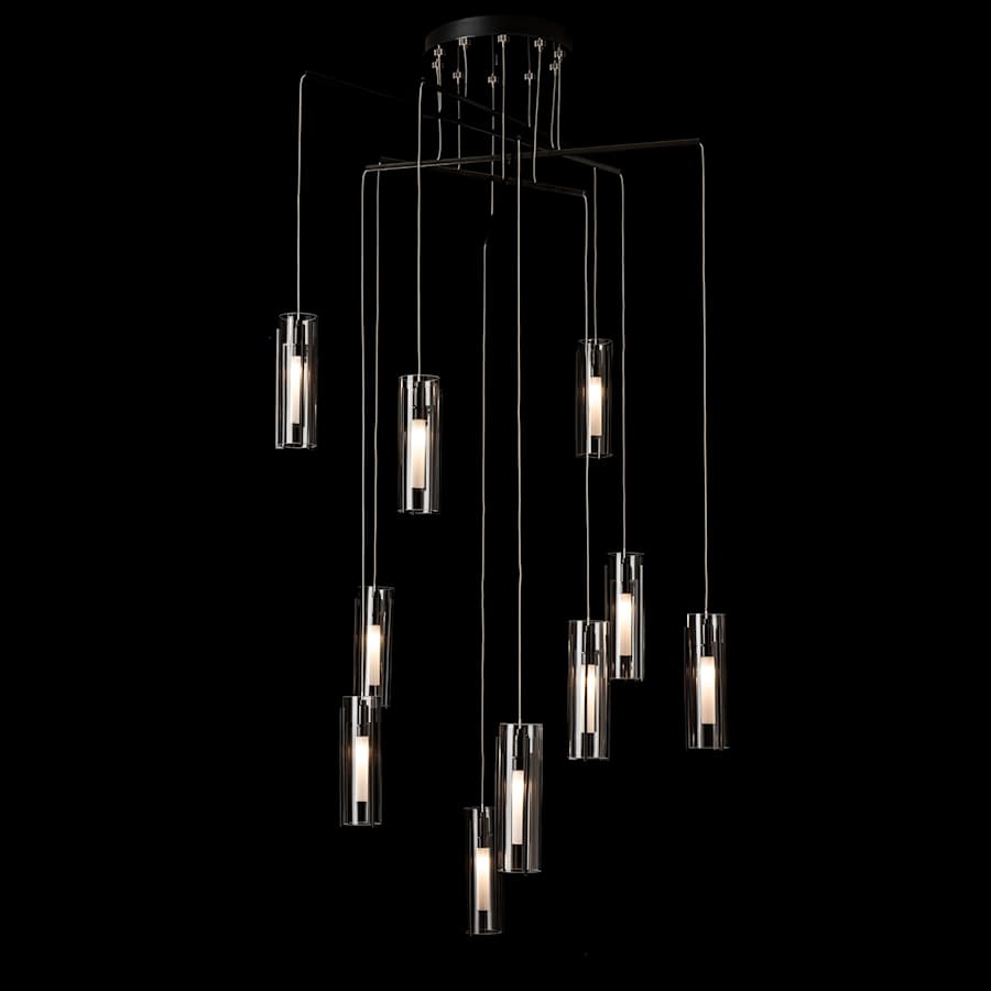 Hubbardton Forge Exos 10 Light 35" Wide Multi Light Pendant