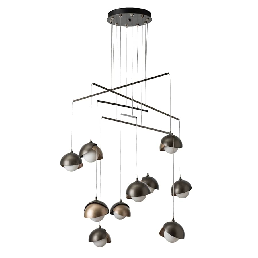 Hubbardton Forge Brooklyn 10 Light 38" Wide Multi Light Pendant