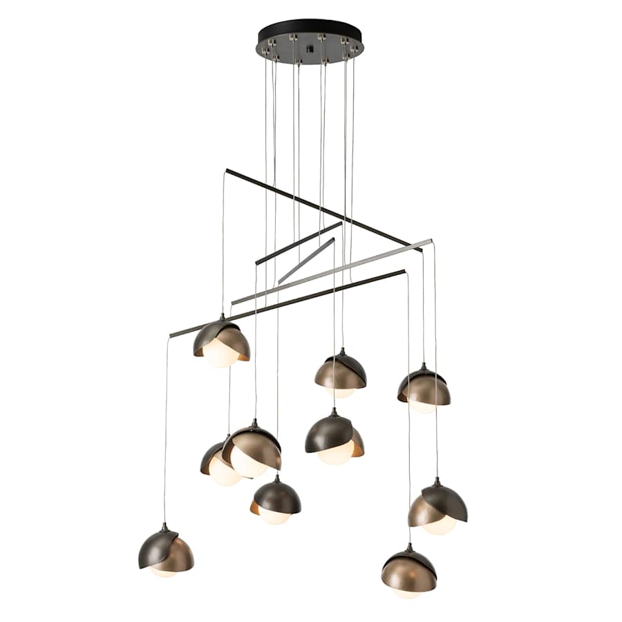 Hubbardton Forge Brooklyn 10 Light 38" Wide Multi Light Pendant