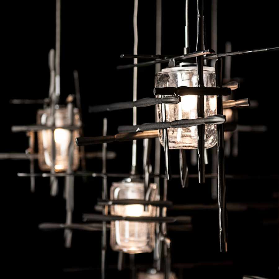 Hubbardton Forge Tura 10 Light 49" Wide Multi Light Pendant