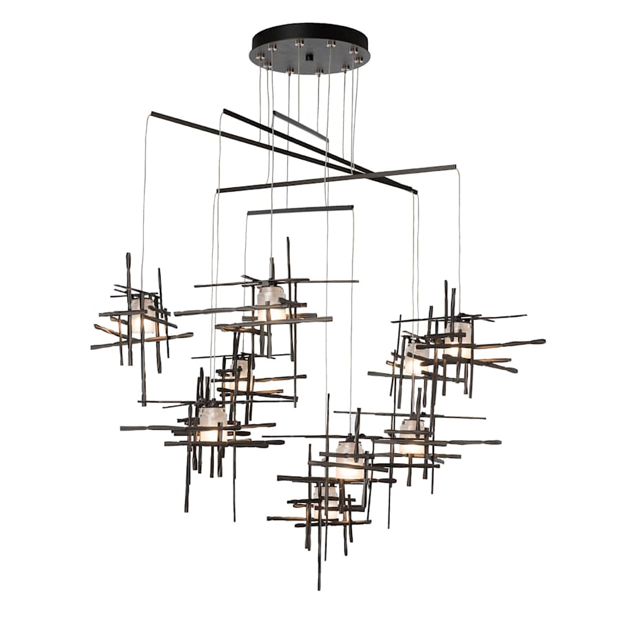 Hubbardton Forge Tura 10 Light 49" Wide Multi Light Pendant