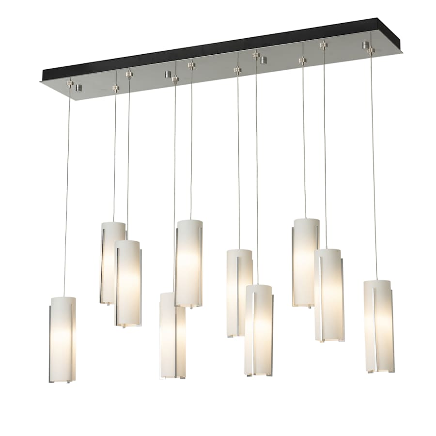 Hubbardton Forge Exos 10 Light 45" Wide Linear Pendant