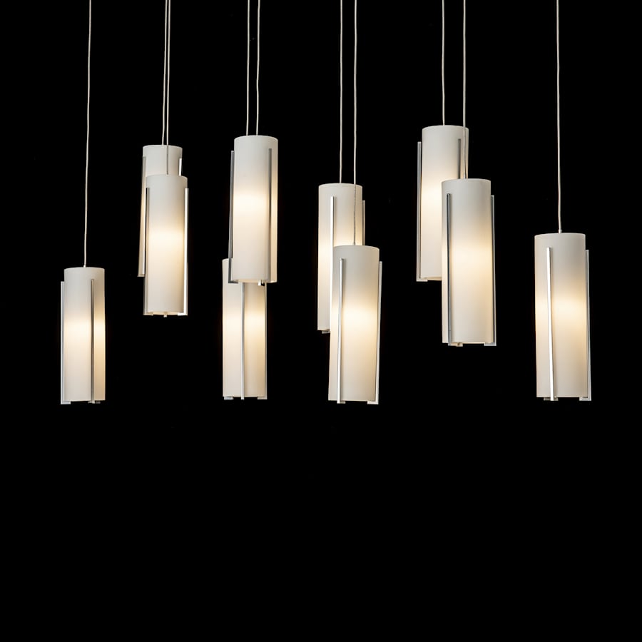 Hubbardton Forge Exos 10 Light 45" Wide Linear Pendant