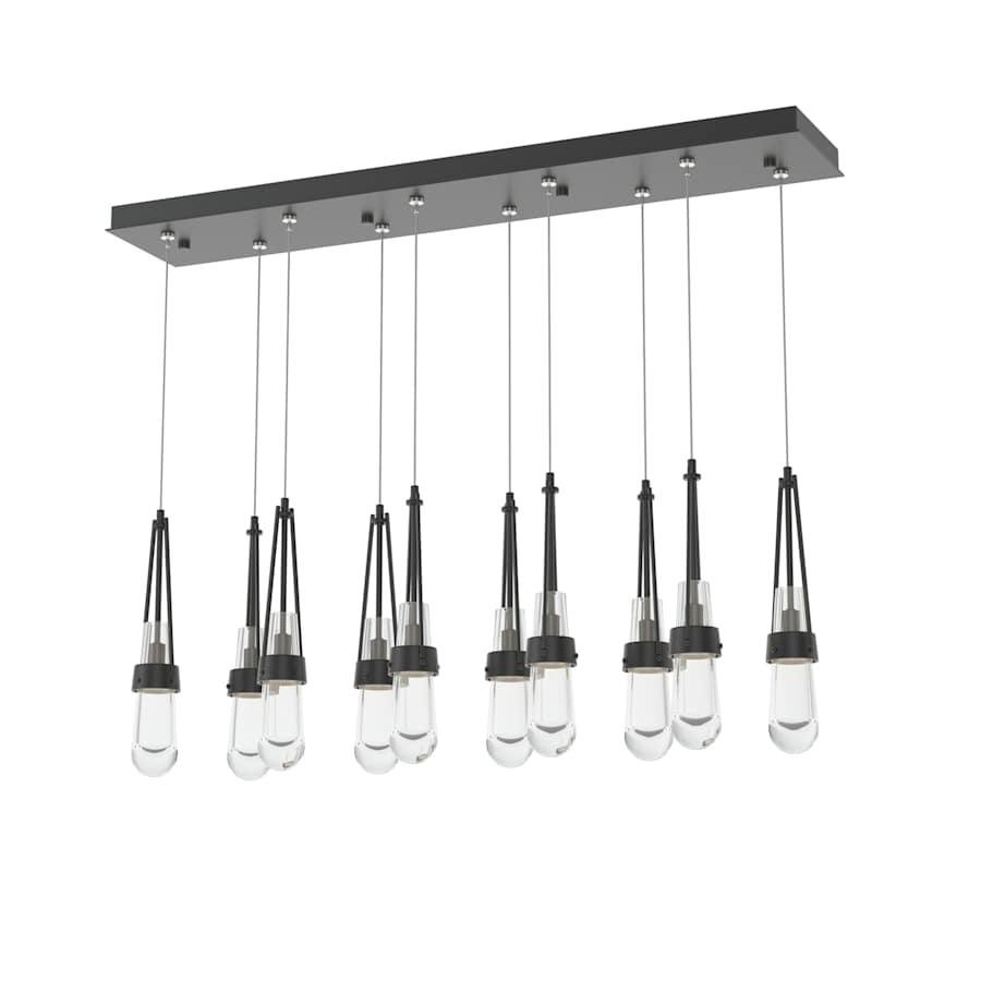 Hubbardton Forge Link 10 Light 45" Wide Linear Pendant