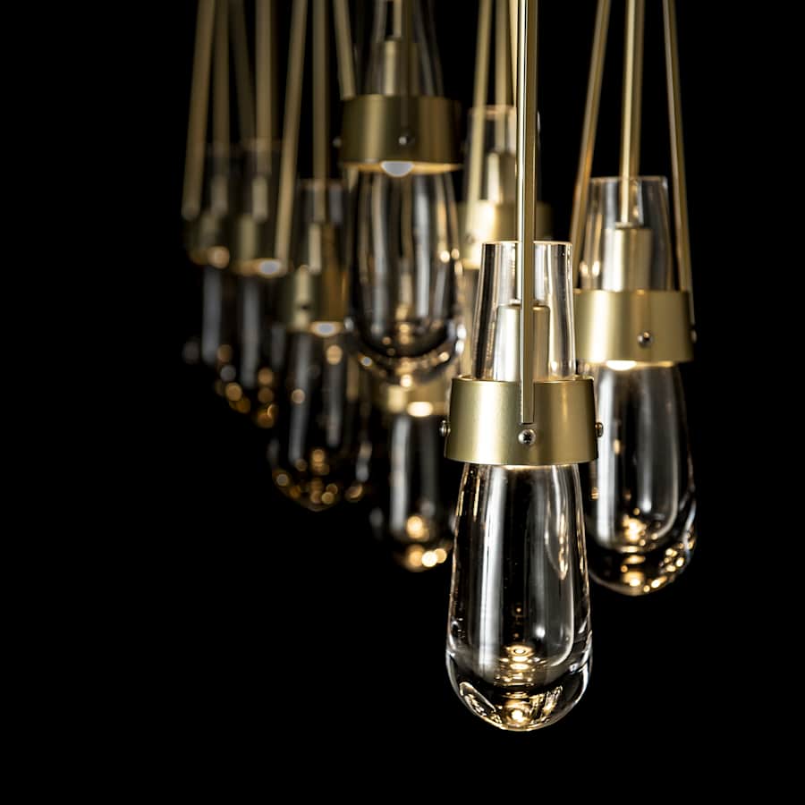 Hubbardton Forge Link 10 Light 45" Wide Linear Pendant