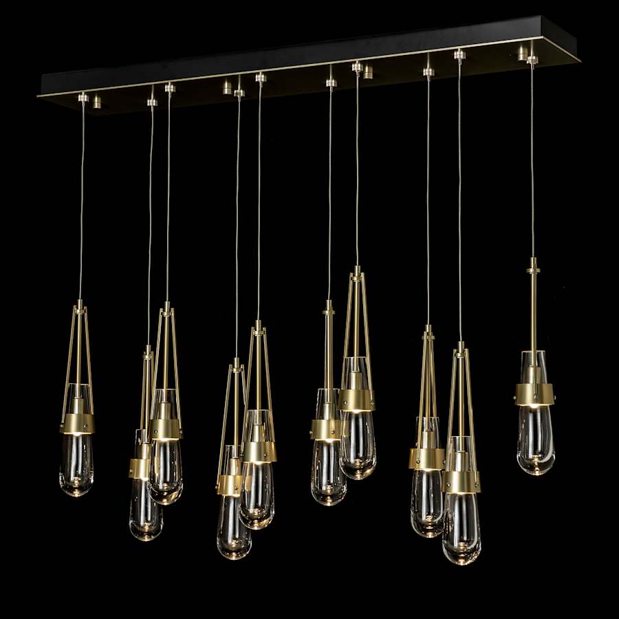 Hubbardton Forge Link 10 Light 45" Wide Linear Pendant
