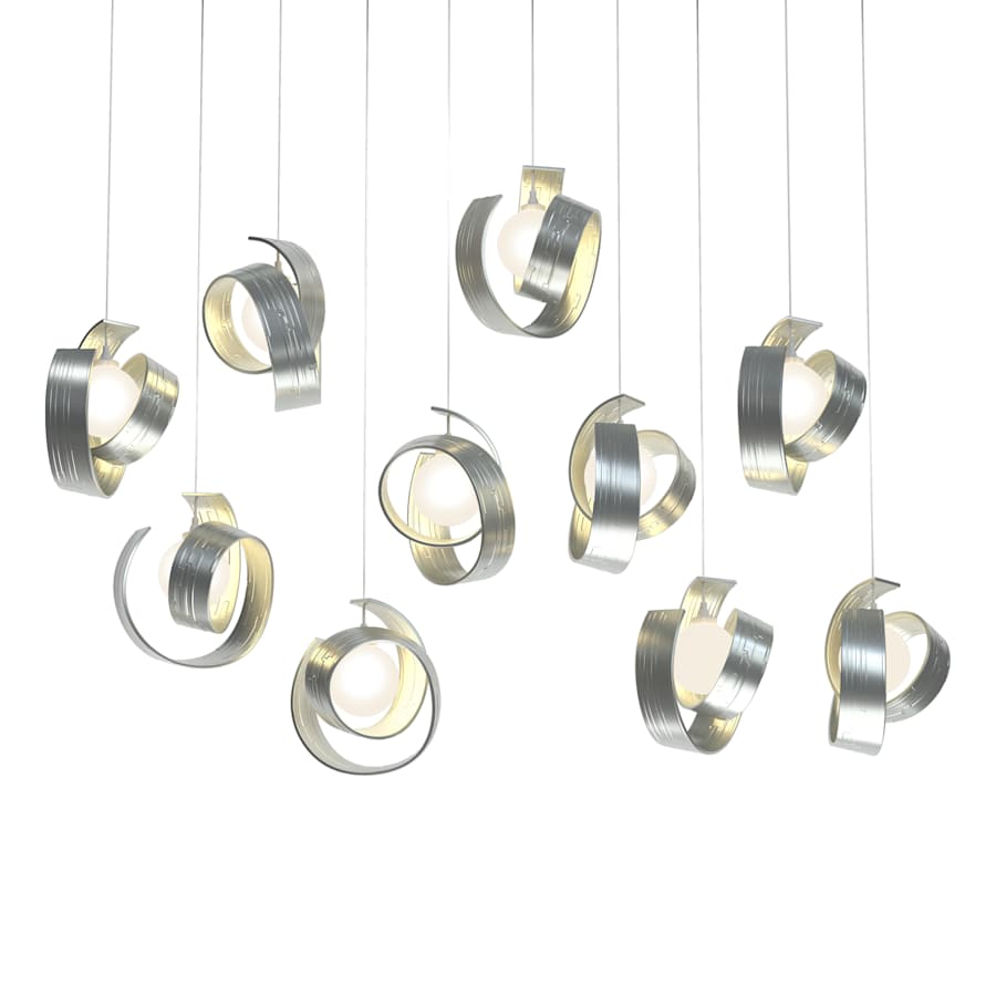 Hubbardton Forge Riza 10 Light 47" Wide Linear Pendant