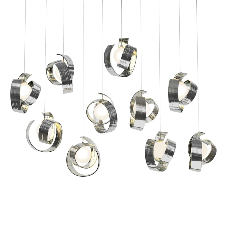 Hubbardton Forge Riza 10 Light 47" Wide Linear Pendant