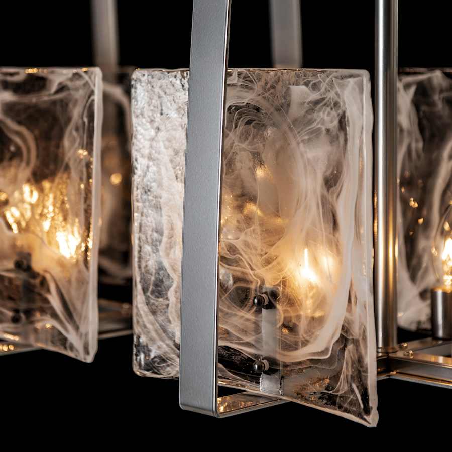 Hubbardton Forge Arc 8 Light 43" Wide Linear Chandelier