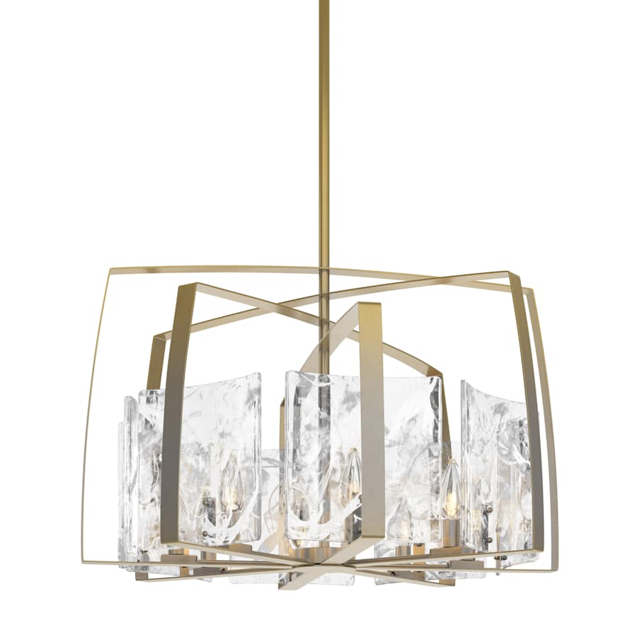 Hubbardton Forge Arc 8 Light 34" Wide Drum Chandelier