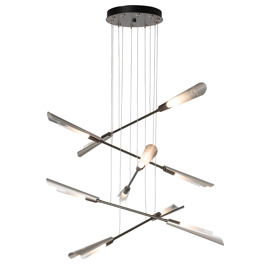 Hubbardton Forge Flight 10 Light 40" Wide Multi Light Pendant
