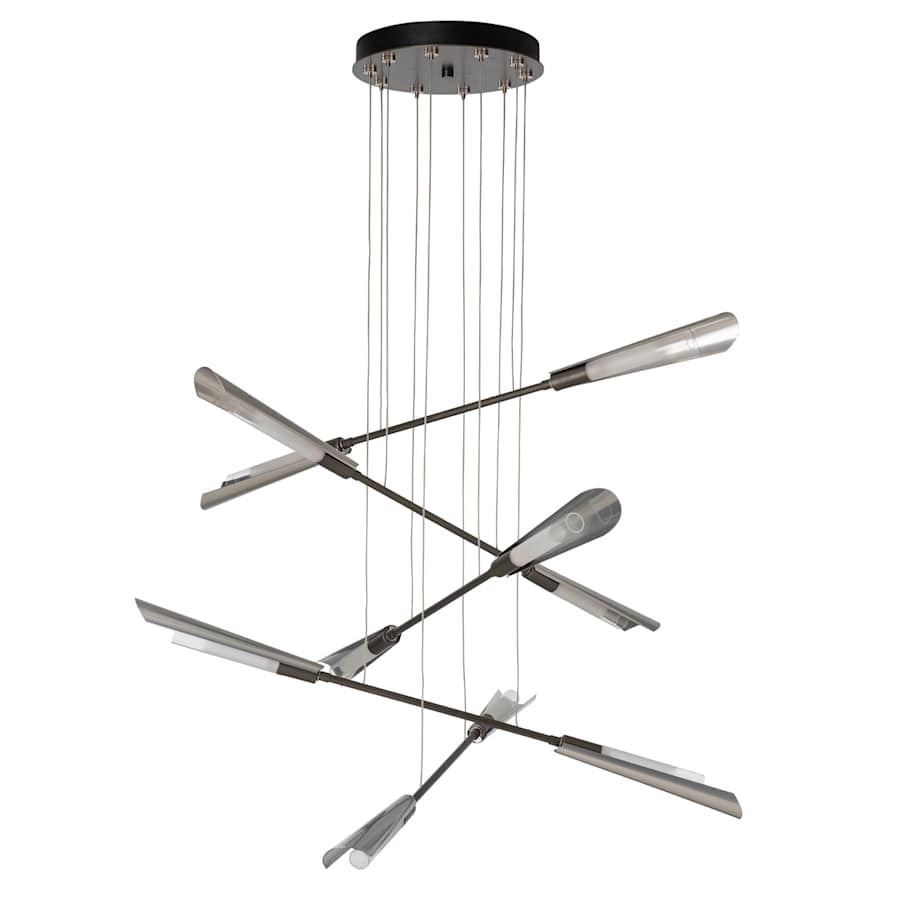 Hubbardton Forge Flight 10 Light 40" Wide Multi Light Pendant