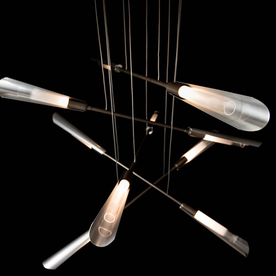 Hubbardton Forge Flight 10 Light 40" Wide Multi Light Pendant