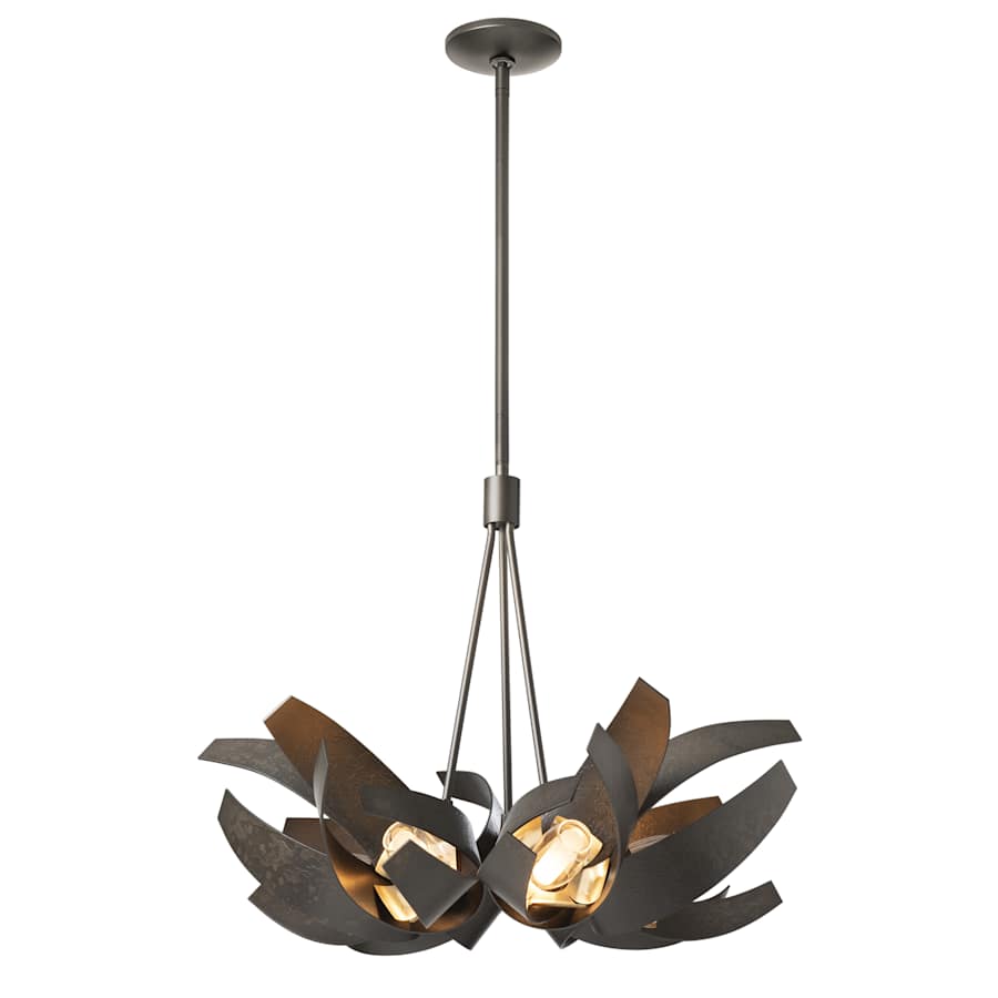 Hubbardton Forge Corona 6 Light 27" Wide Chandelier